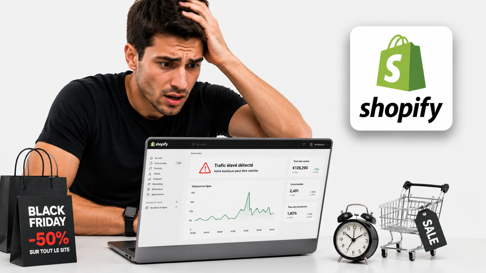 Shopify pendant le Black Friday : les coulisses d&rsquo;un week-end où chaque seconde compte