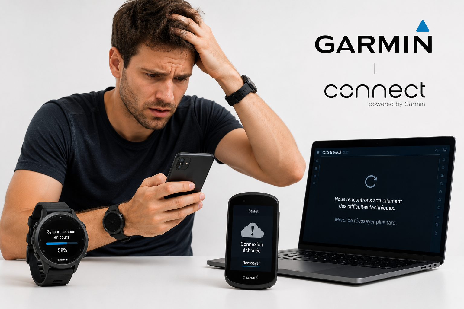 Garmin ou Garmin Connect en panne ? Comprendre pourquoi tout l&rsquo;écosystème peut être impacté